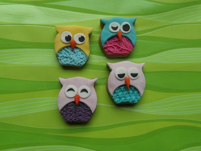 owls cookies