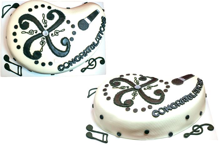 Music Notes Cake