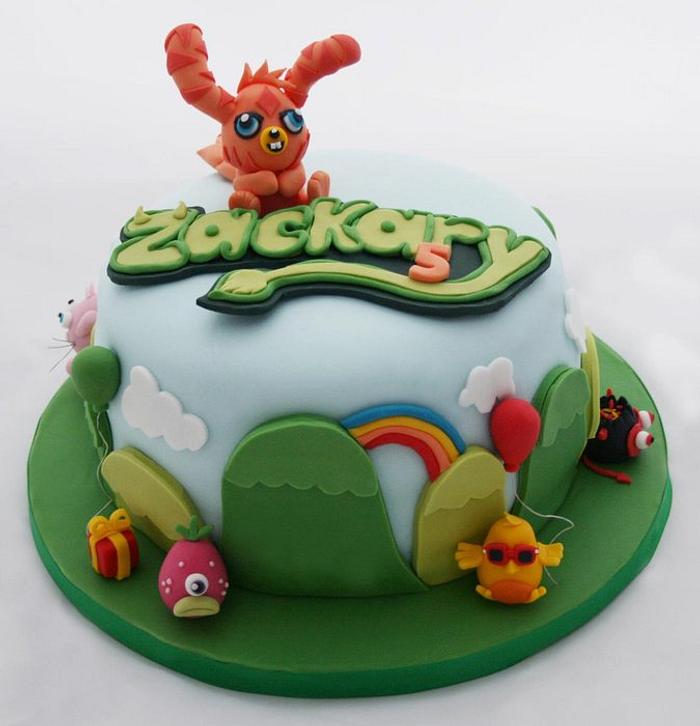 Moshi Monsters Birthday Cake