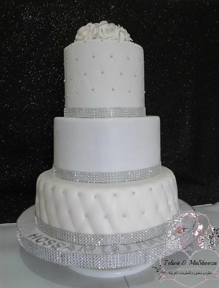 Wedding cake - Decorated Cake by Zahraa Fayyad - CakesDecor
