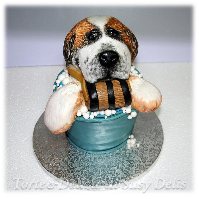 3d dog cake