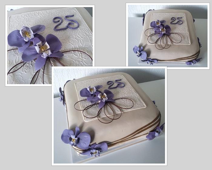 Orchid cake