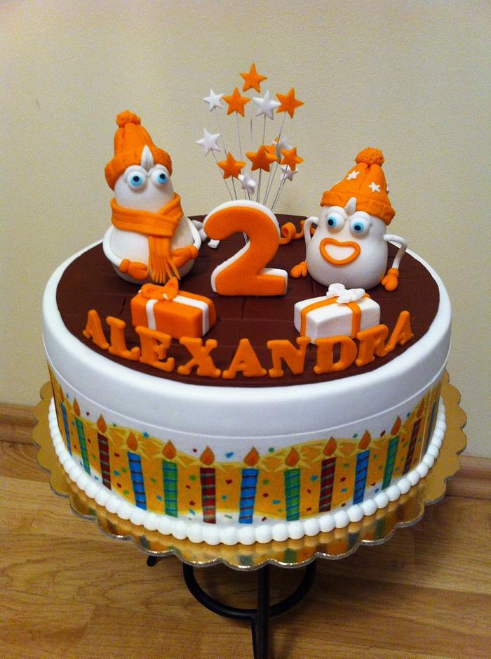 Funny cake for Alexandra :)