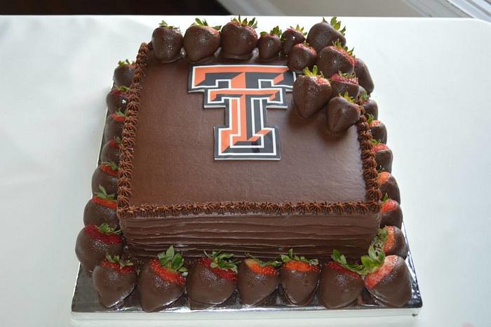 Texas Tech Grooms cake