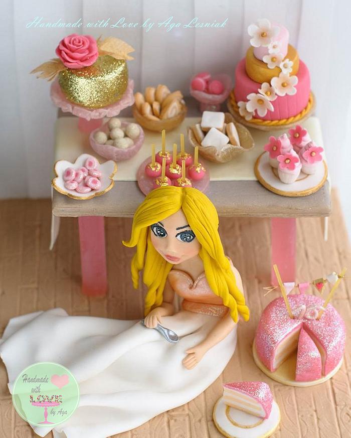 sweet 16 cake topper:)