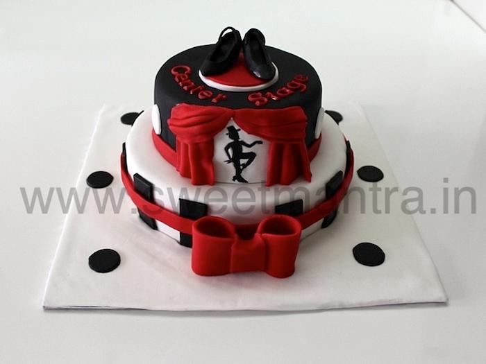 Dance shoes cake