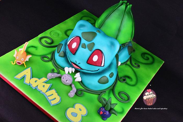 Bulbasaur (Pokemon) cake