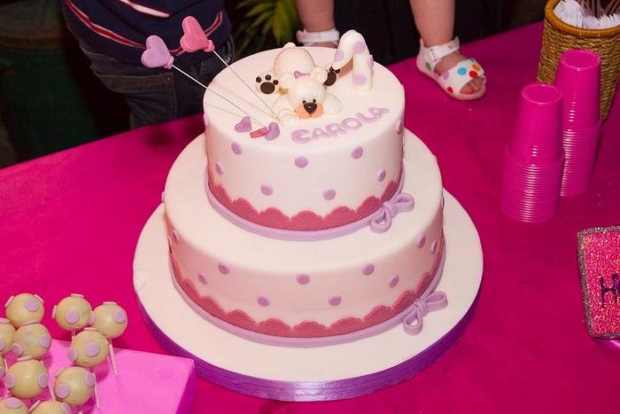 Teddy Bear Birthday's cake