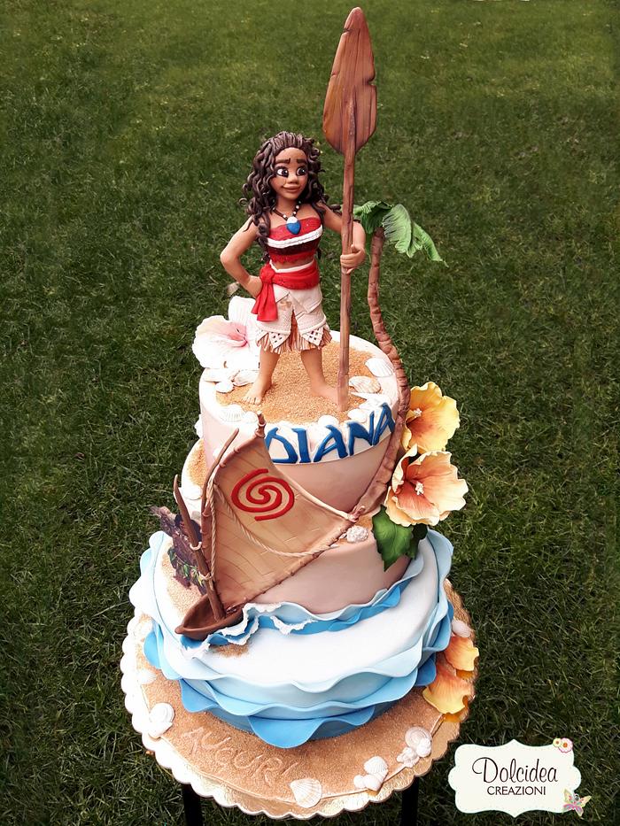 Vaiana - Oceania Moana Cake