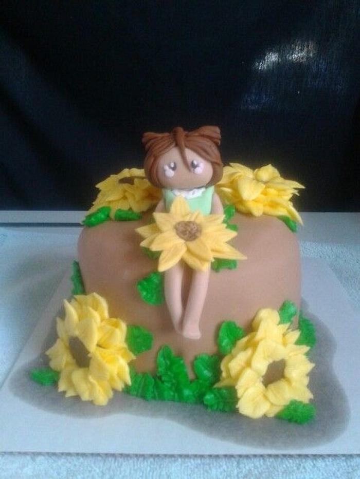 Sunflower girl 