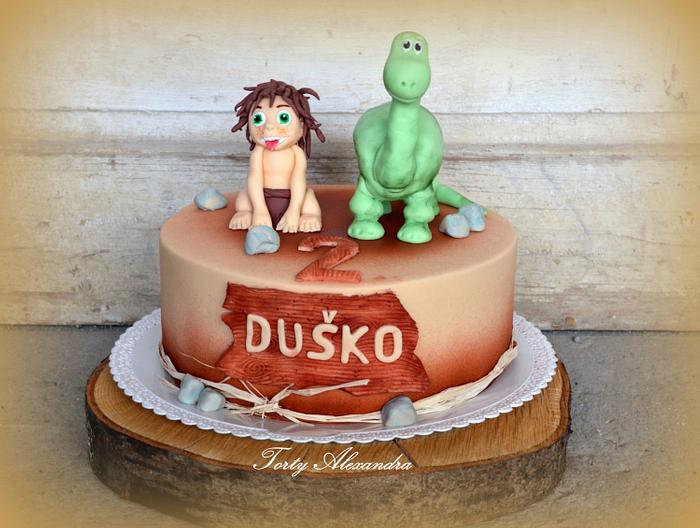 Good dinosaurs cake