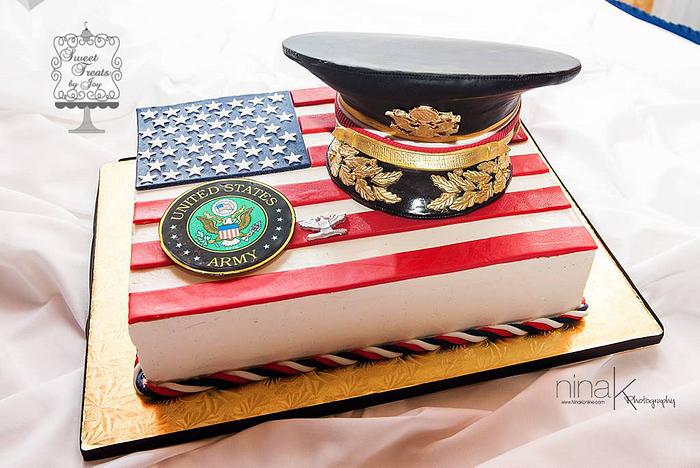 Army Promotion Cake