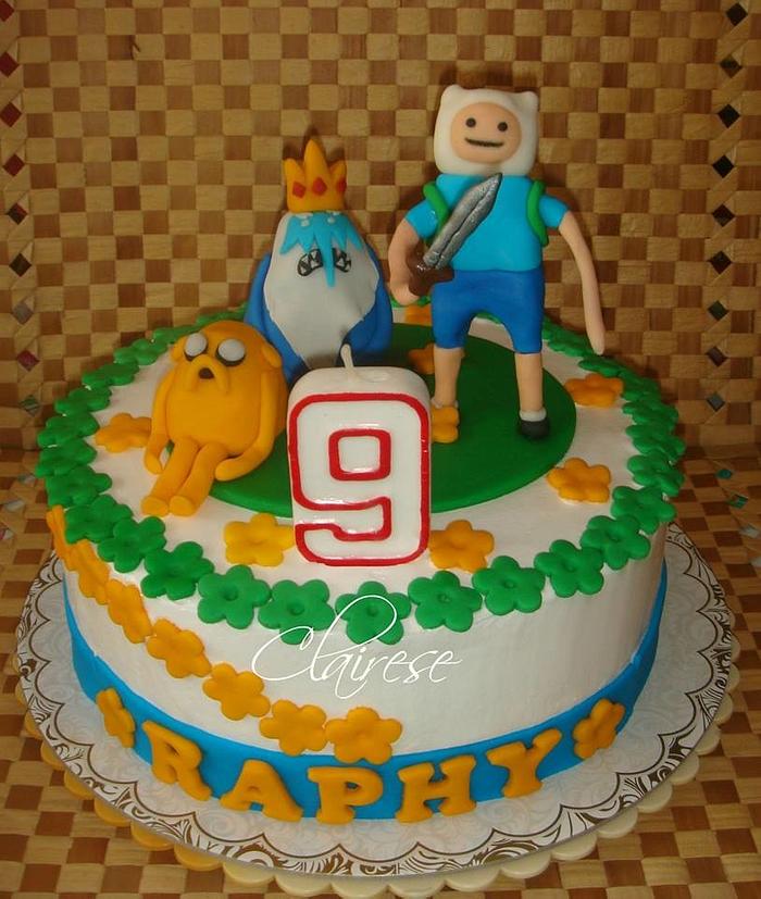 Adventure Time themed cake