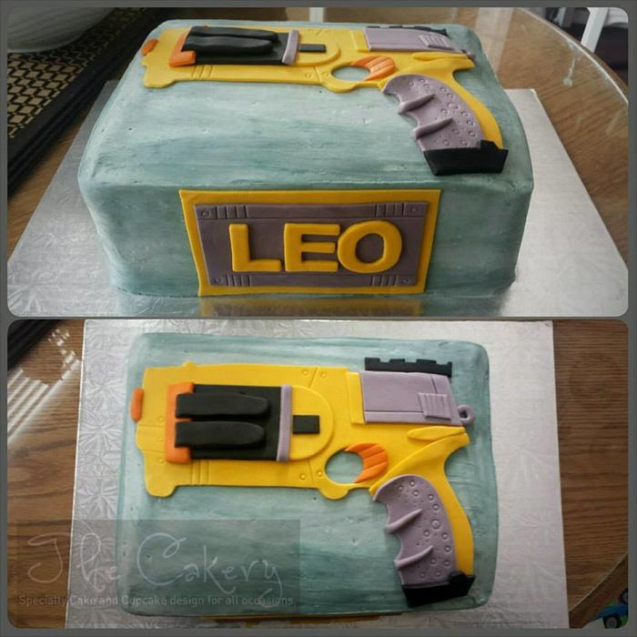 Nerf Gun cake