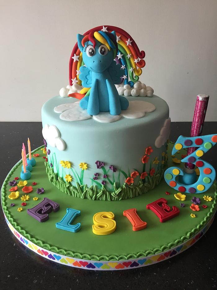 My little pony birthday cake 