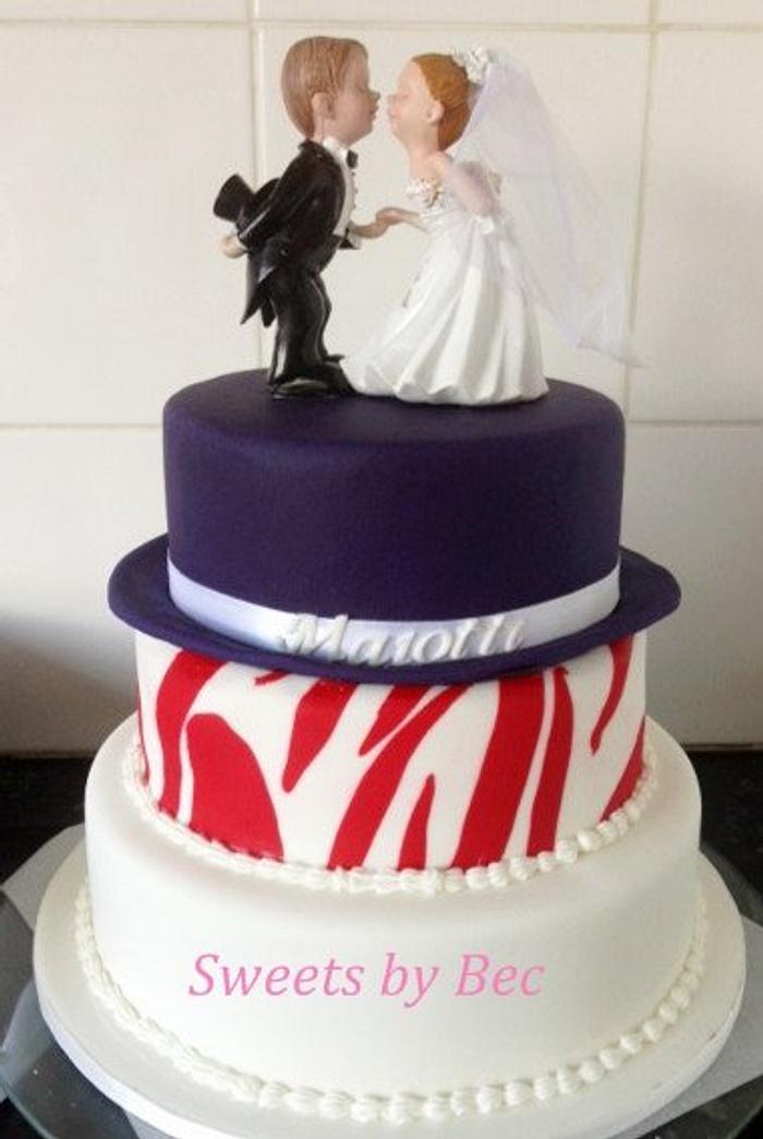 Willy Wonka wedding cake