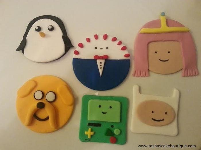Adventure Time Cupcake Toppers