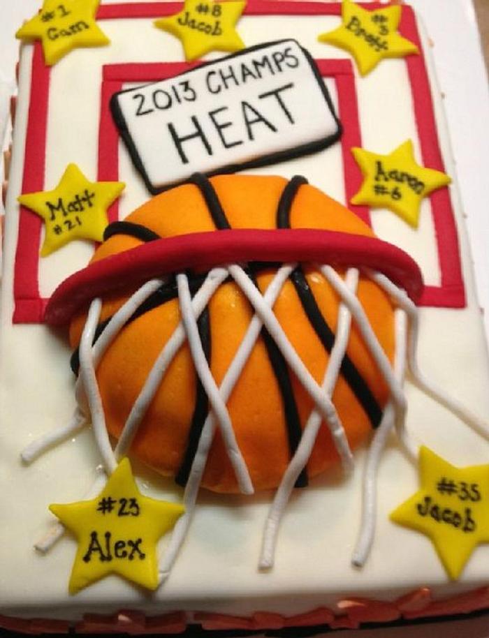 Basketball Celebration Cake