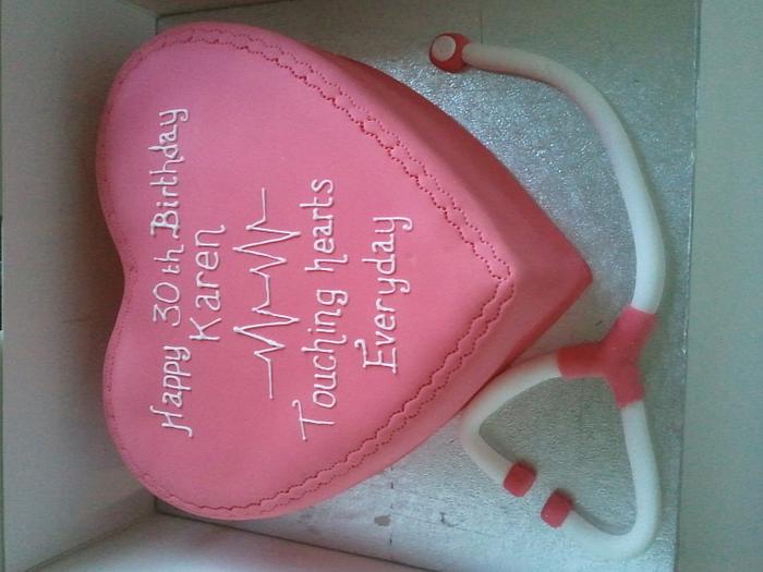 Heart cake