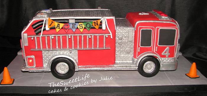 Firetruck cake