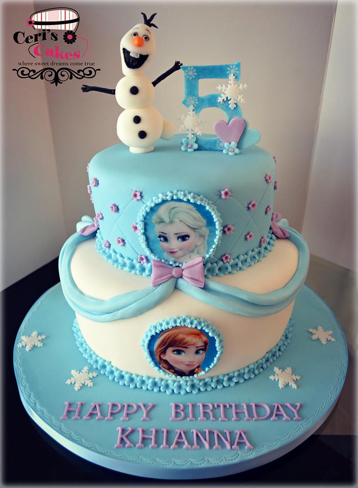 Disney's Frozen cake