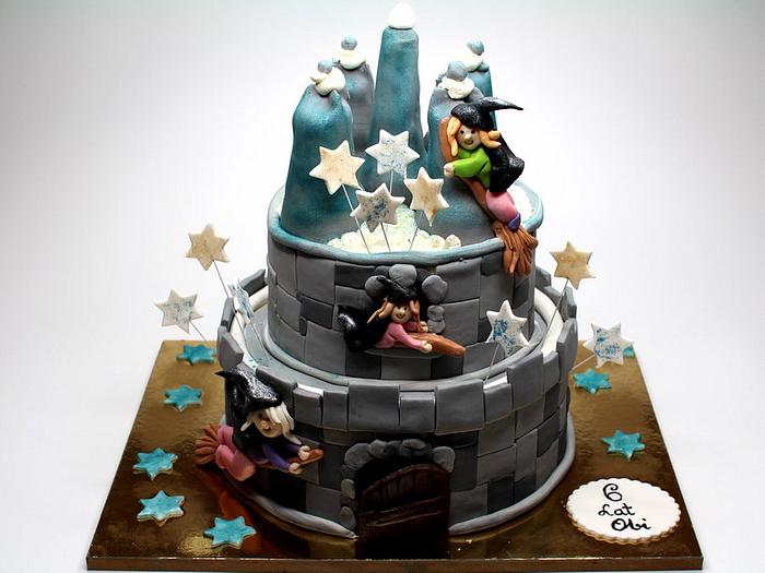 Witches Castle Birthday Cake