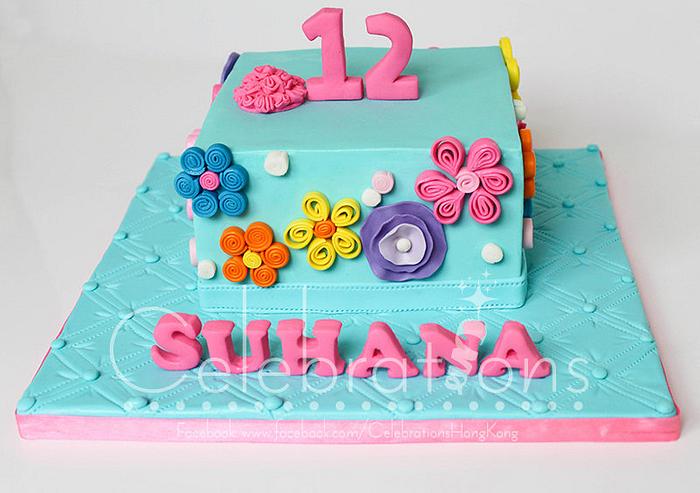 Girly cake for a tween