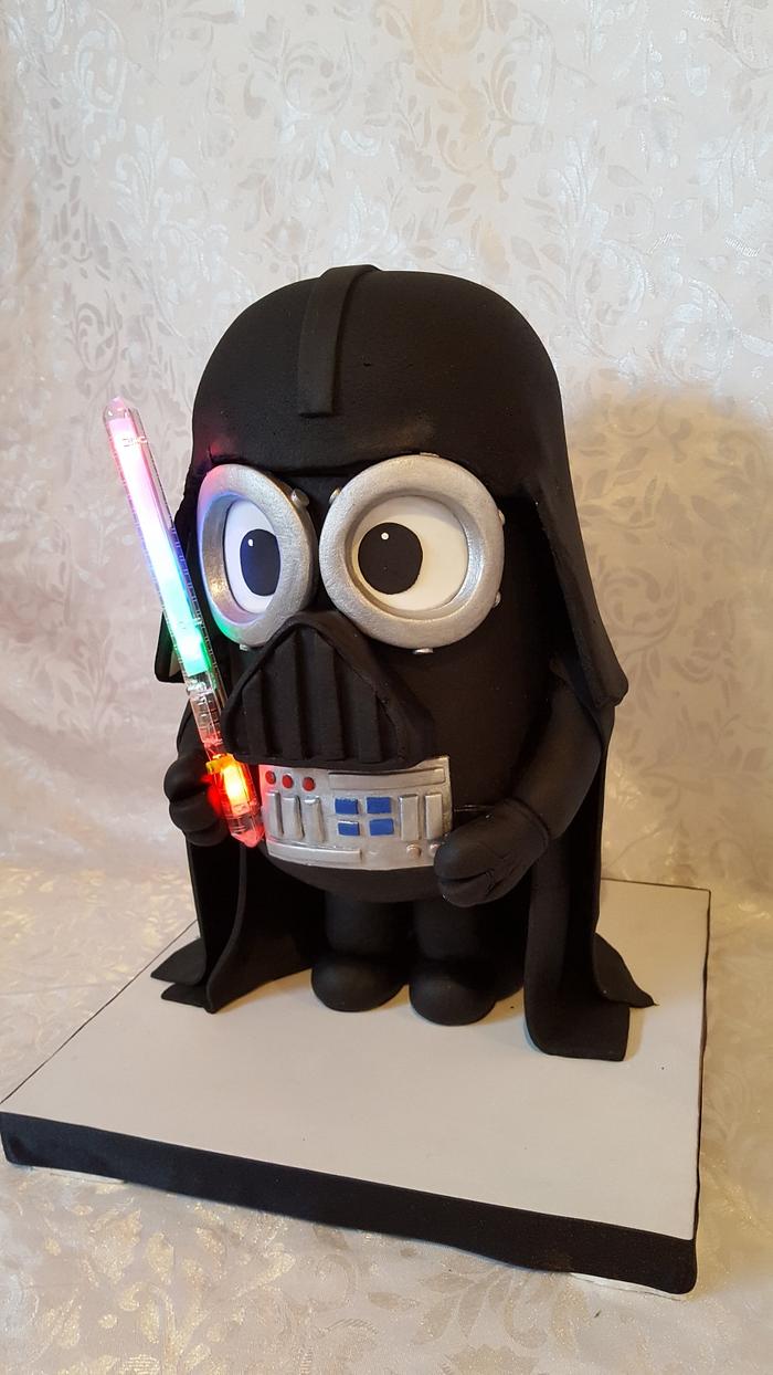 Minion Darth Vader Cake 