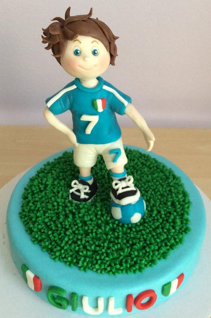 Baby italian footballer