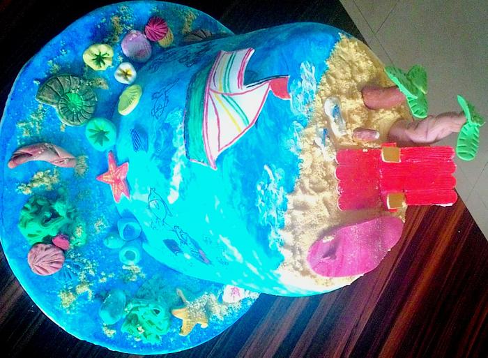 A Beach Cake 