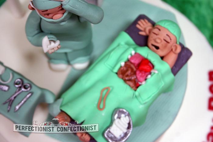 Ben - Heart Surgeon 40th Birthday Cake 