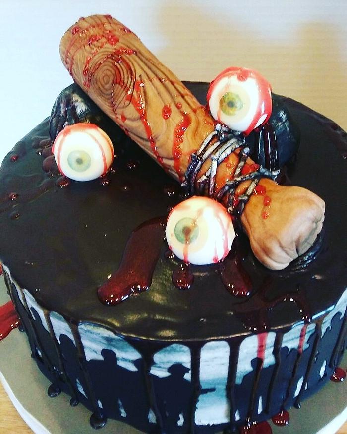 The Walking Dead Lucille Cake