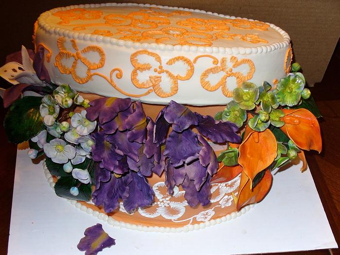french limoges box bridal cake