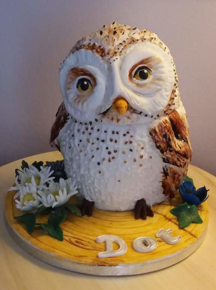 Ollie the Owl Birthday cake 