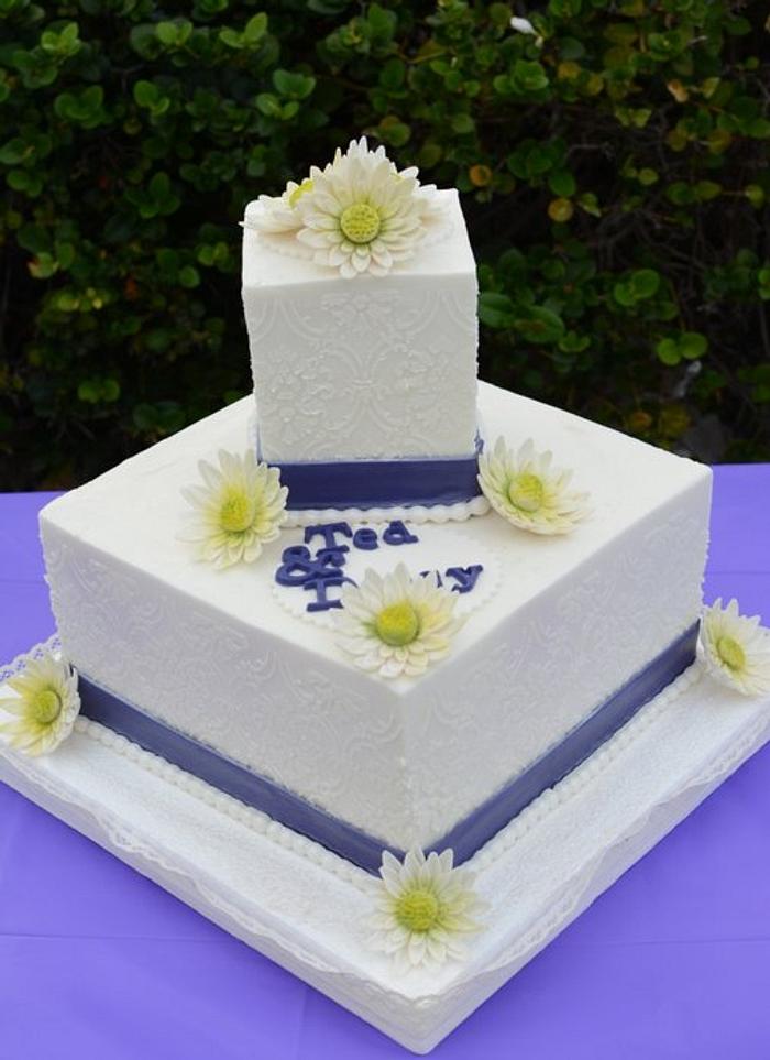 Daisy Wedding Cake for Daisy 