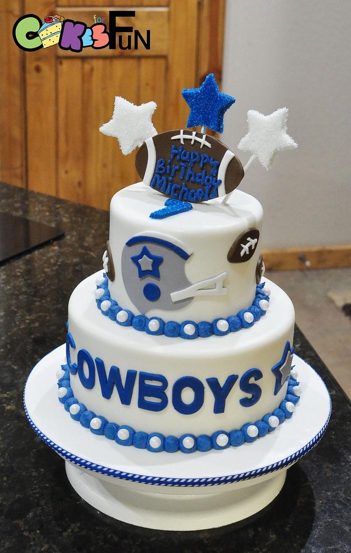 Dallas Cowboys Football Cake