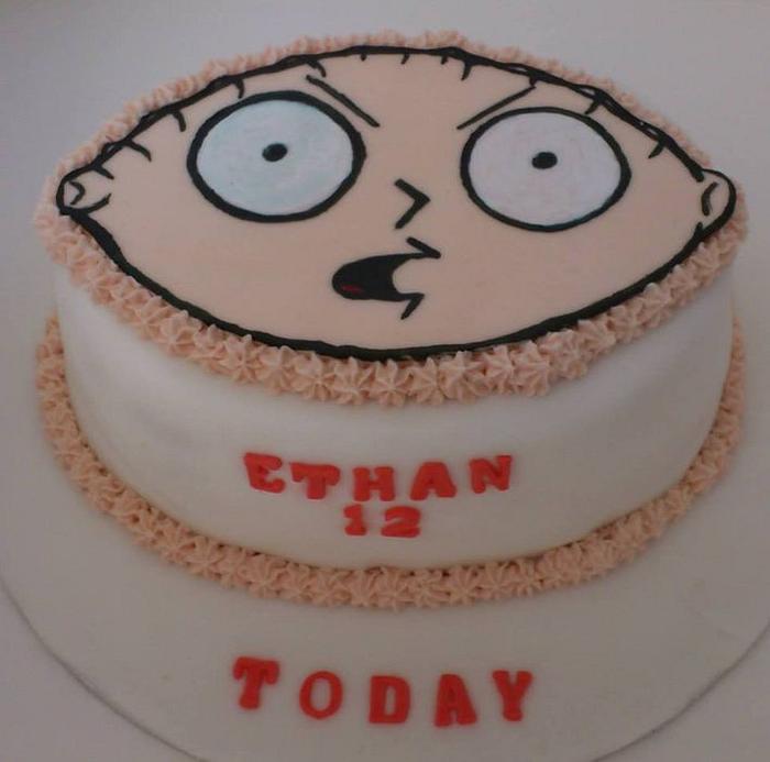 Family Guy Stewie 6" cake