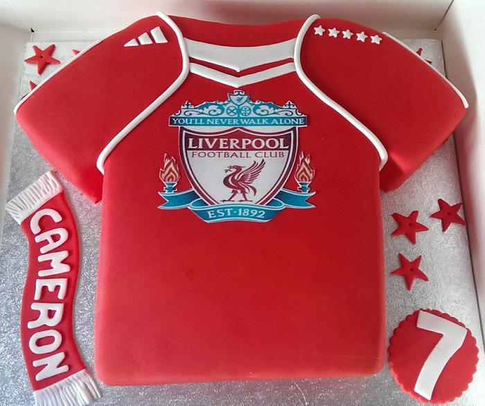 Liverpool football club cake
