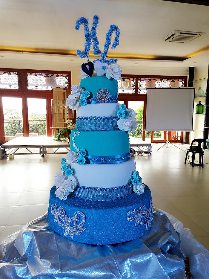 K&L Wedding Cake