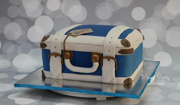 Mini Suitcase cake 