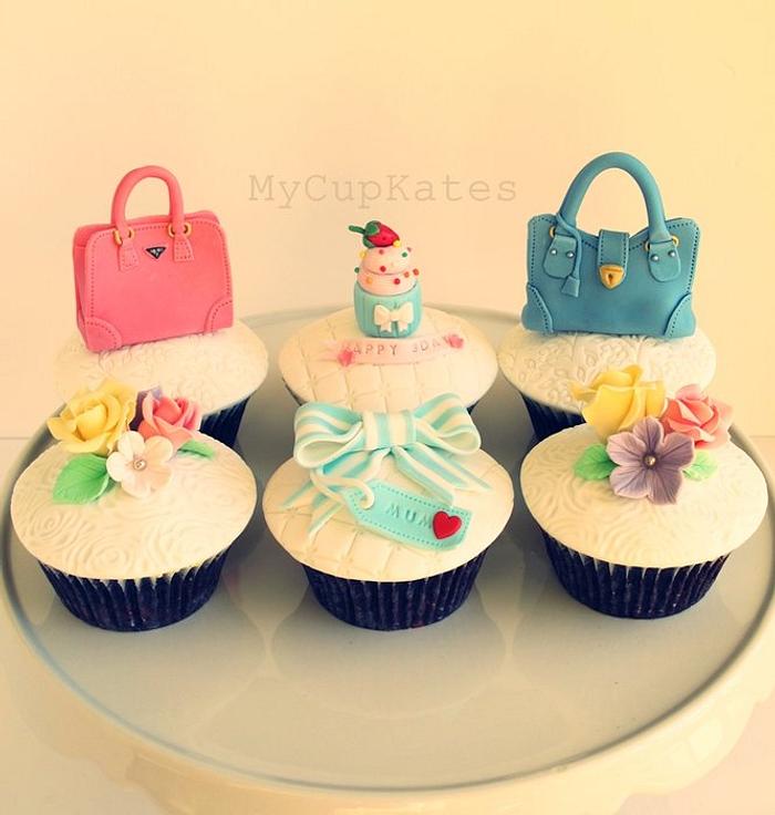 Cupcakes for Mum's birthday