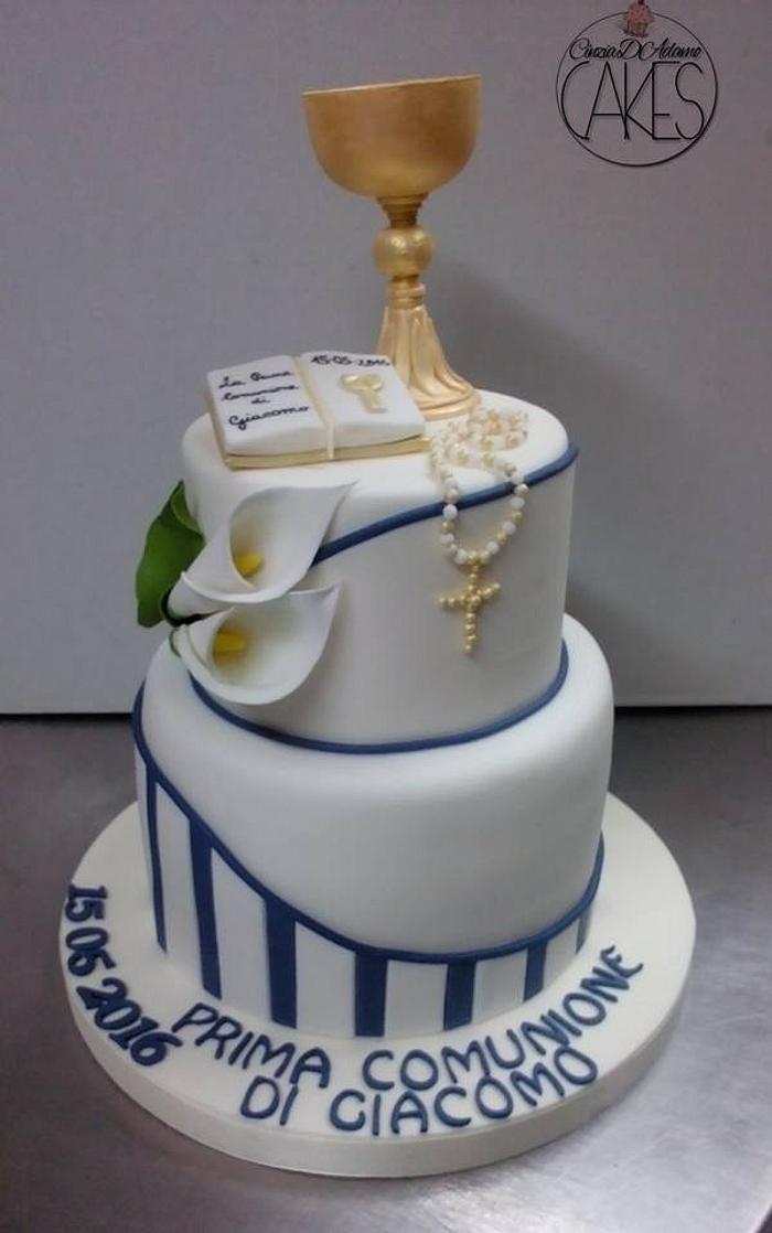 Communion Cake - Decorated Cake by D'Adamo Cinzia - CakesDecor
