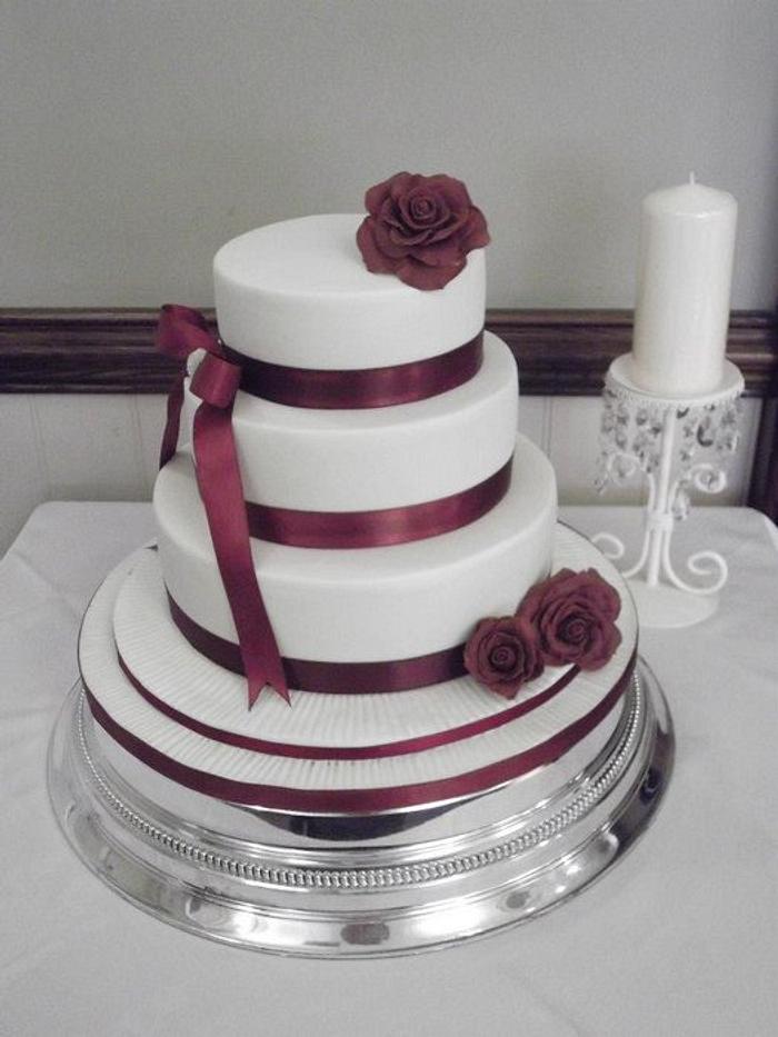 Isobella - my very first wedding cake 