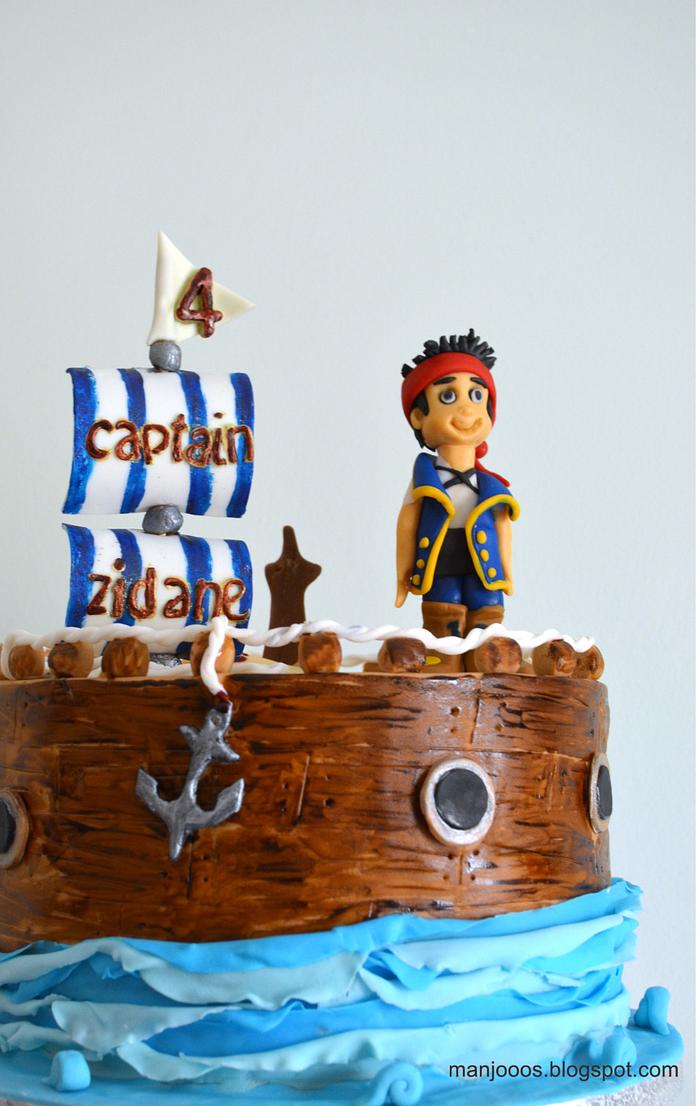 Jake the pirate cake