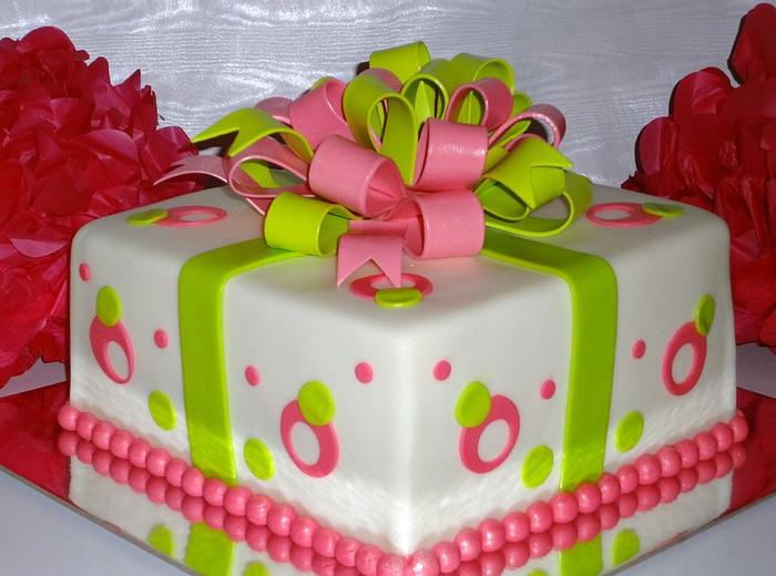 Present cake