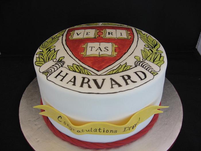 Harvard graduation cake