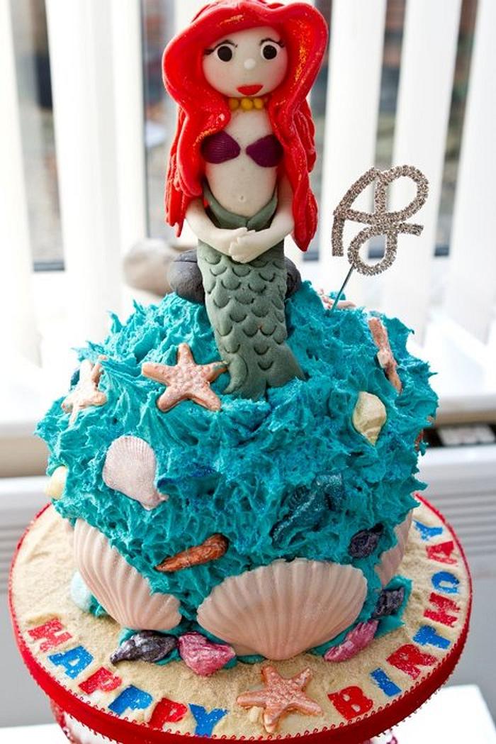 Disney-themed 18th birthday cake