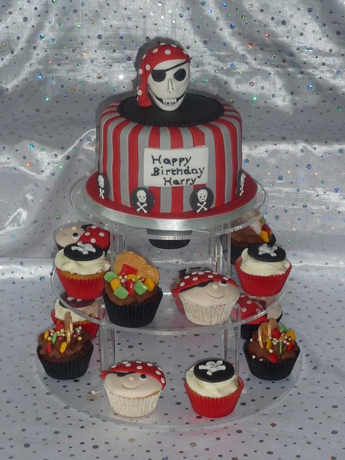 Arrrghhhh Pirate Theme Birthday Cake