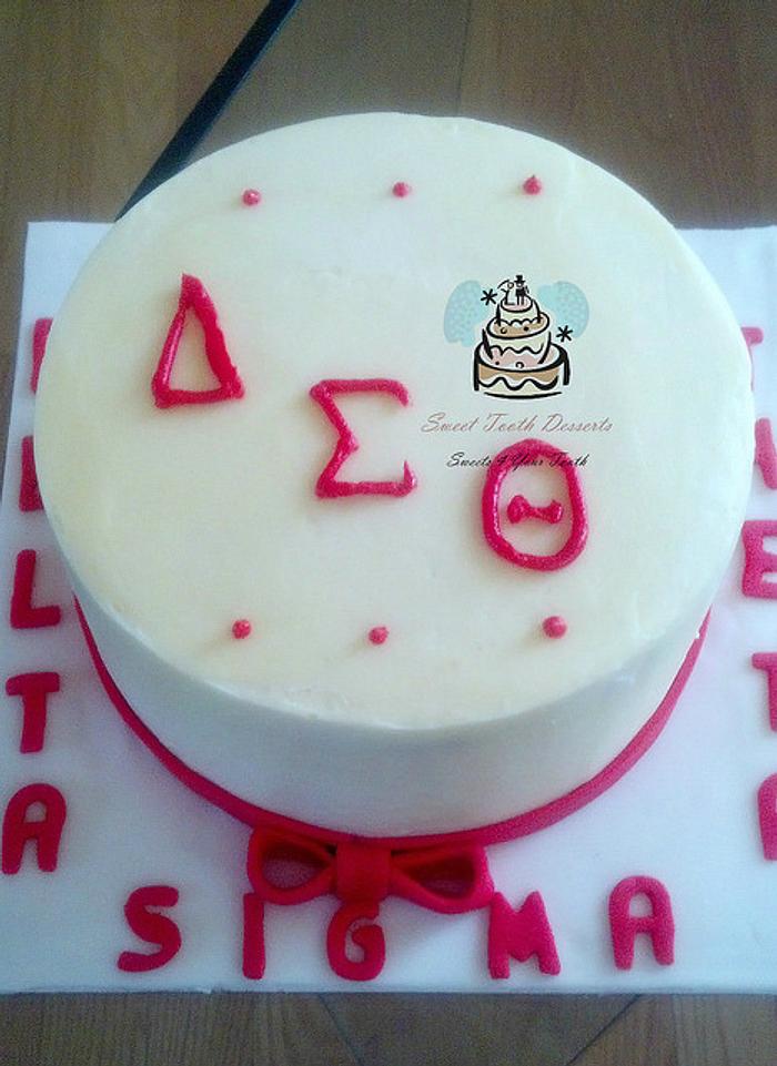 Delta Sigma Theta Birthday Cake