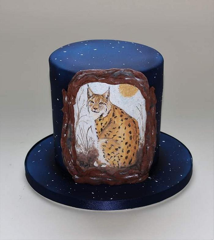 Lynx Birthday Cake